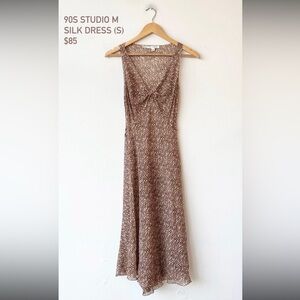 Studio M 90s Silk Dress